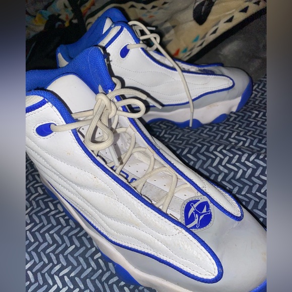 Jordan Pro Strong 'White Hyper Royal' | Men's Size 7 | White | Men's Size 7 - Picture 3 of 3
